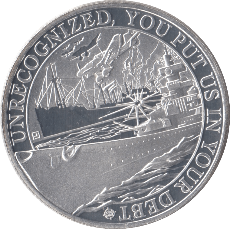 2016 SILVER PLATED HALFCROWN GIBRALTAR - WORLD COINS - Cambridgeshire Coins