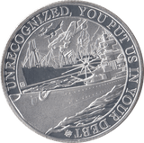 2016 SILVER PLATED HALFCROWN GIBRALTAR - WORLD COINS - Cambridgeshire Coins