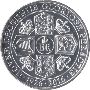 2016 SILVER PLATED HALFCROWN GIBRALTAR - WORLD COINS - Cambridgeshire Coins