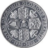 2016 SILVER PLATED HALFCROWN GIBRALTAR - WORLD COINS - Cambridgeshire Coins