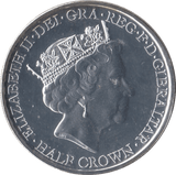 2016 SILVER PLATED HALFCROWN GIBRALTAR - WORLD COINS - Cambridgeshire Coins