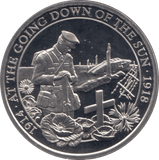 2016 SILVER PLATED HALFCROWN GIBRALTAR - WORLD COINS - Cambridgeshire Coins