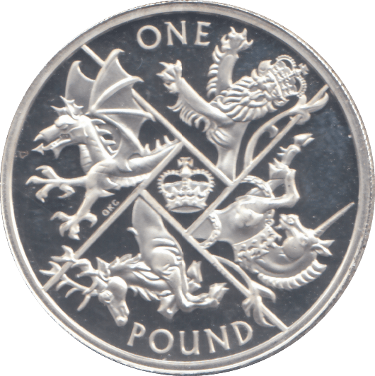 2016 SILVER PROOF £1 - £1 Silver Proof - Cambridgeshire Coins
