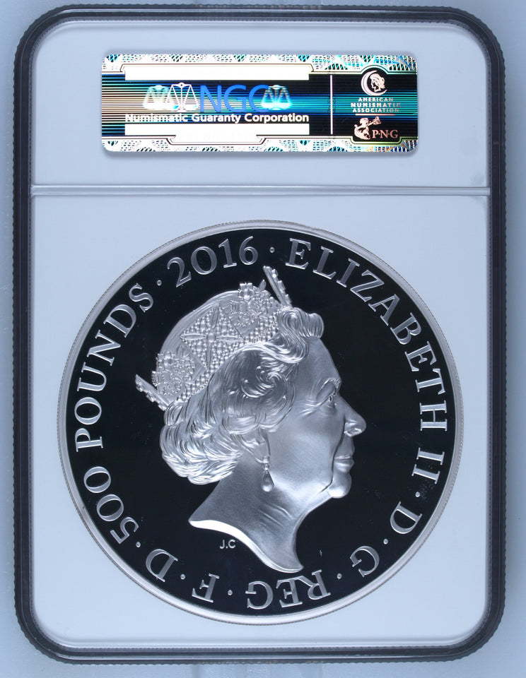 2016 SILVER PROOF 1KG HER MAJESTY THE QUEEN 90TH BIRTHDAY - Cambridgeshire Coins