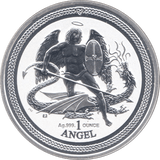 2016 SILVER PROOF 1OZ ANGEL ISLE OF MAN - SILVER WORLD COINS - Cambridgeshire Coins