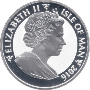 2016 SILVER PROOF 1OZ ANGEL ISLE OF MAN - SILVER WORLD COINS - Cambridgeshire Coins