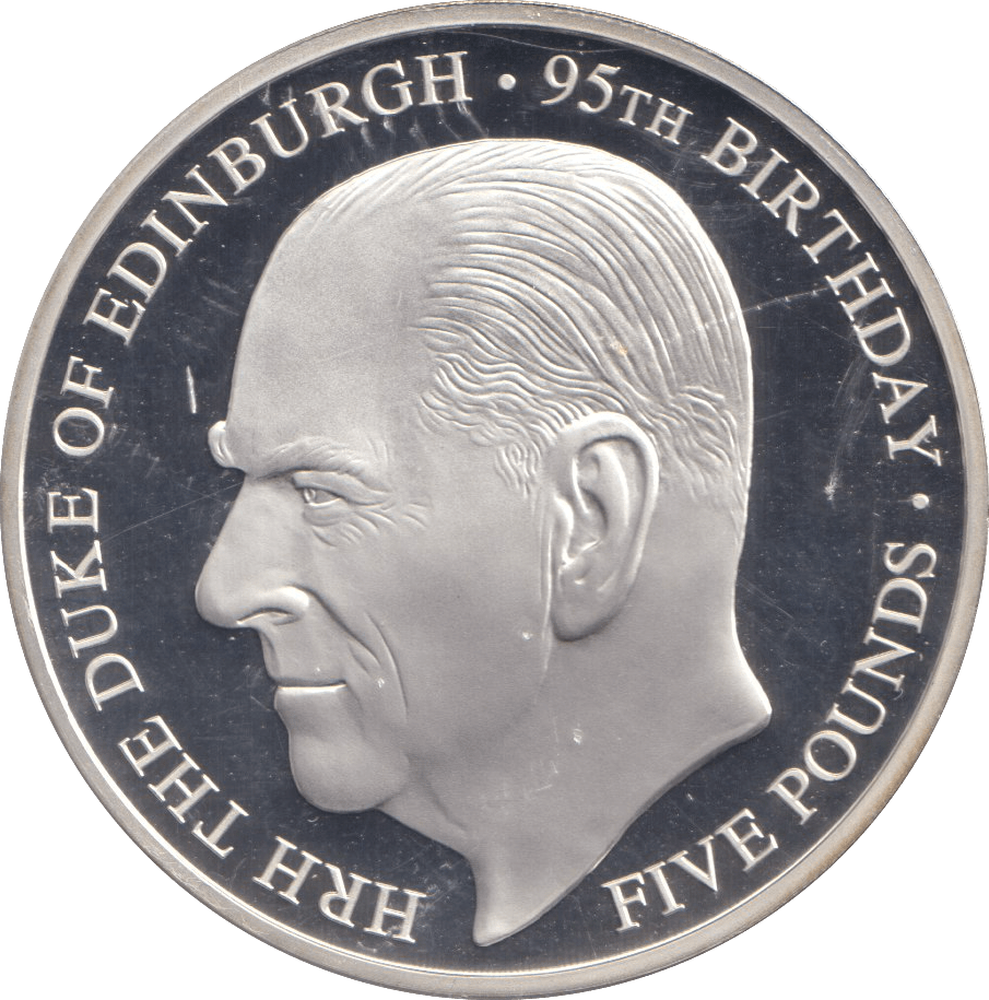 2016 SILVER PROOF £5 DUKE OF EDINBURGH BAILIWICK OF GUERNSEY - SILVER WORLD COINS - Cambridgeshire Coins