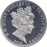 2016 SILVER PROOF £5 TRISTAN DA CUNHA - SILVER WORLD COINS - Cambridgeshire Coins