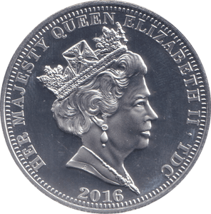 2016 SILVER PROOF £5 - SILVER WORLD COINS - Cambridgeshire Coins