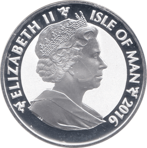 2016 SILVER PROOF 999 ANGEL ONE OUNCE ISLE OF MAN - SILVER WORLD COINS - Cambridgeshire Coins