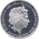 2016 SILVER PROOF BATTLE OF THE ATLANTIC HALF CROWN GIBRALTAR - SILVER WORLD COINS - Cambridgeshire Coins