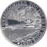 2016 SILVER PROOF BATTLE OF THE ATLANTIC HALF CROWN GIBRALTAR - SILVER WORLD COINS - Cambridgeshire Coins