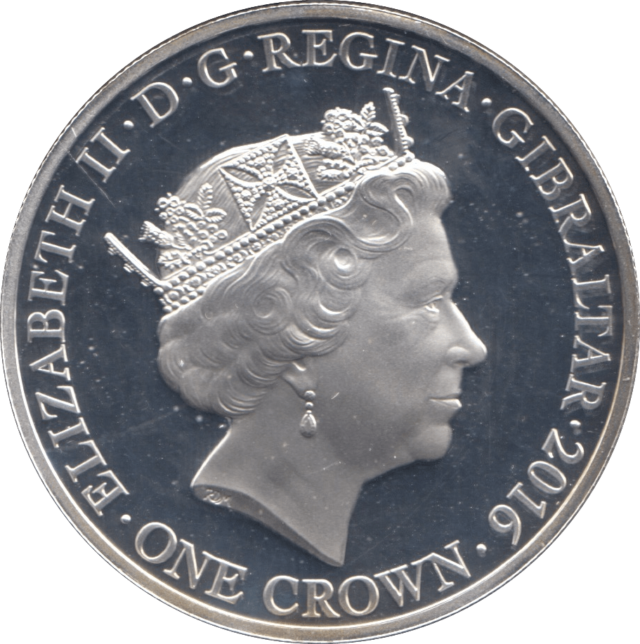 2016 SILVER PROOF BATTLE OF THE SOMME ONE CROWN GIBRALTAR - SILVER WORLD COINS - Cambridgeshire Coins