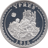 2016 SILVER PROOF BATTLE OF YPRES ONE CROWN GIBRALTAR - SILVER WORLD COINS - Cambridgeshire Coins