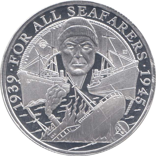 2016 SILVER PROOF FOR ALL SEAFARERS TWENTY POUNDS GIBRALTAR - SILVER WORLD COINS - Cambridgeshire Coins