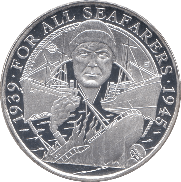 2016 SILVER PROOF FOR ALL SEAFARERS TWENTY POUNDS GIBRALTAR - SILVER WORLD COINS - Cambridgeshire Coins