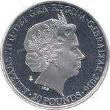 2016 SILVER PROOF FOR ALL SEAFARERS TWENTY POUNDS GIBRALTAR - SILVER WORLD COINS - Cambridgeshire Coins