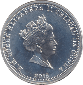 2016 SILVER PROOF ONE POUND TRISTAN DA CUNHA - £1 Silver Proof - Cambridgeshire Coins