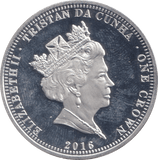2016 SILVER PROOF ONE POUND TRISTAN DA CUNHA - SILVER WORLD COINS - Cambridgeshire Coins