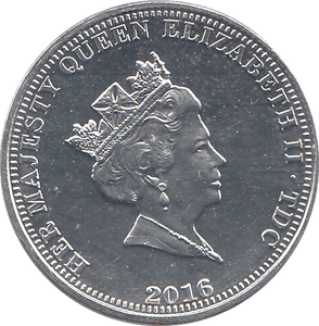 2016 SILVER PROOF ONE POUND TRISTAN DA CUNHA - SILVER WORLD COINS - Cambridgeshire Coins