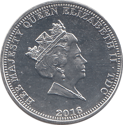 2016 SILVER PROOF ONE POUND TRISTAN DA CUNHA - SILVER WORLD COINS - Cambridgeshire Coins