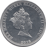 2016 SILVER PROOF ONE POUND TRISTAN DA CUNHA - SILVER WORLD COINS - Cambridgeshire Coins