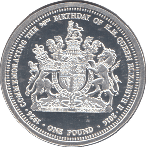 2016 SILVER PROOF ONE POUND TRISTAN DA CUNHA - SILVER WORLD COINS - Cambridgeshire Coins