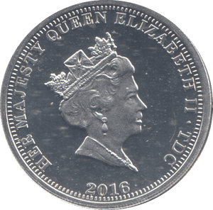 2016 SILVER PROOF ONE POUND TRISTAN DA CUNHA - SILVER WORLD COINS - Cambridgeshire Coins