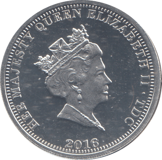 2016 SILVER PROOF ONE POUND TRISTAN DA CUNHA - SILVER WORLD COINS - Cambridgeshire Coins