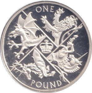 2016 SILVER PROOF ONE POUND - £1 Silver Proof - Cambridgeshire Coins