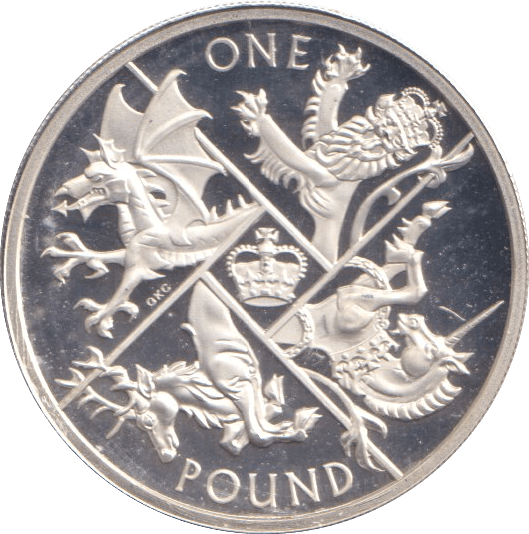 2016 SILVER PROOF ONE POUND - £1 Silver Proof - Cambridgeshire Coins