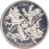 2016 SILVER PROOF ONE POUND - £1 Silver Proof - Cambridgeshire Coins