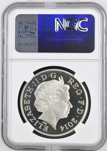 2016 SILVER PROOF PORTRAIT OF FIVE POUNDS ( NGC ) PF 69 ULTRA CAMEO - NGC SILVER COINS - Cambridgeshire Coins
