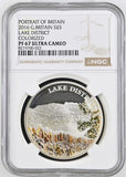 2016 SILVER PROOF PORTRAIT OF LAKE DISTRICT ( NGC ) PF67 ULTRA CAMEO - NGC SILVER COINS - Cambridgeshire Coins