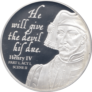 2016 SILVER PROOF TWO DOLLARS COOK ISLANDS HENRY IV - SILVER WORLD COINS - Cambridgeshire Coins