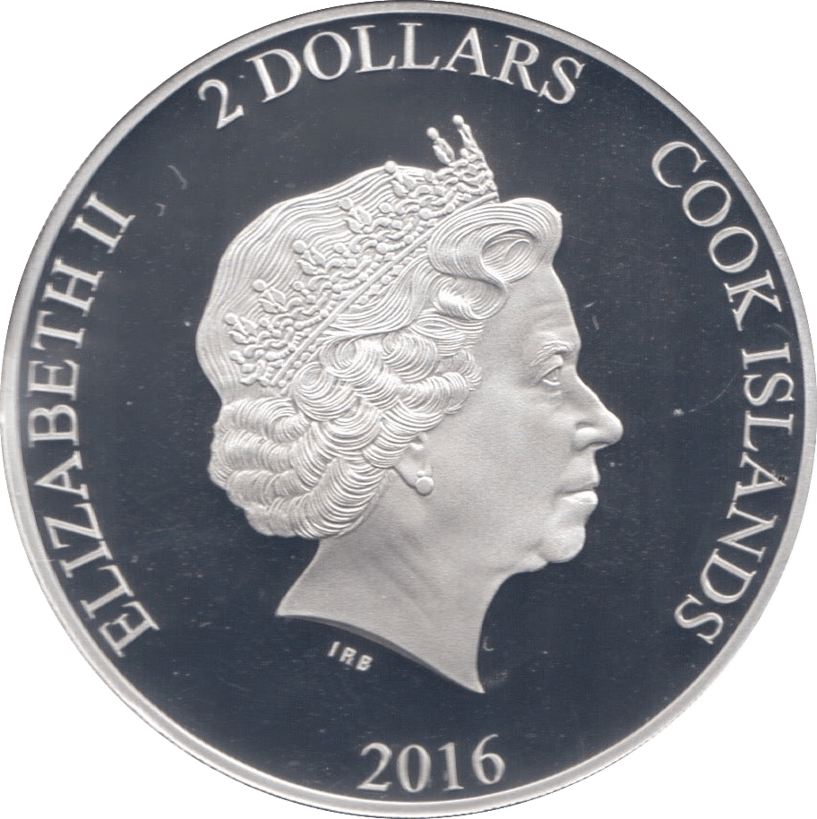 2016 SILVER PROOF TWO DOLLARS COOK ISLANDS HENRY IV - SILVER WORLD COINS - Cambridgeshire Coins