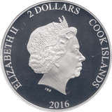 2016 SILVER PROOF TWO DOLLARS COOK ISLANDS HENRY IV - SILVER WORLD COINS - Cambridgeshire Coins