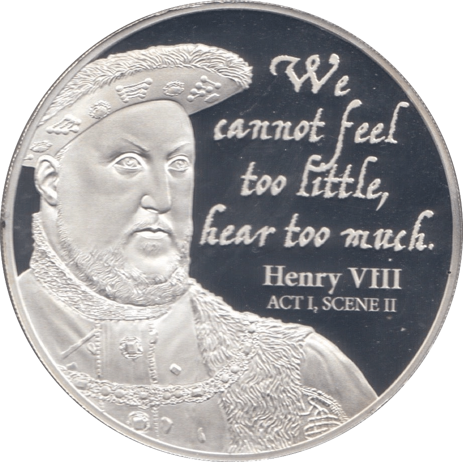 2016 SILVER PROOF TWO DOLLARS COOK ISLANDS HENRY VIII - SILVER WORLD COINS - Cambridgeshire Coins