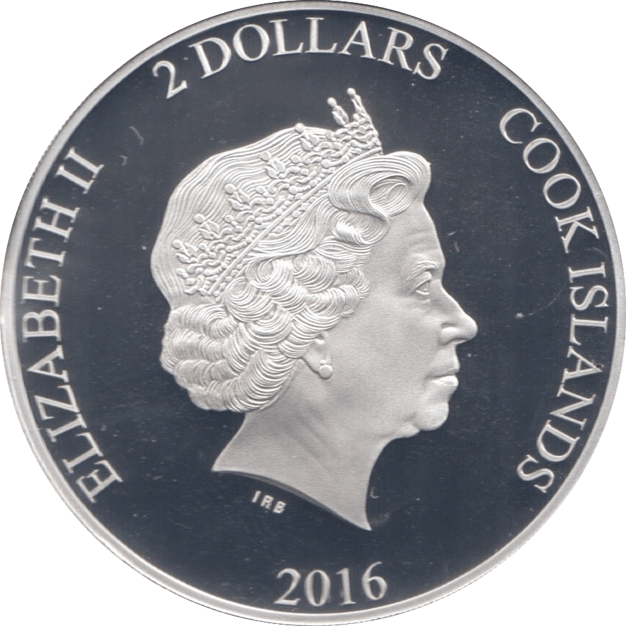 2016 SILVER PROOF TWO DOLLARS COOK ISLANDS HENRY VI - SILVER WORLD COINS - Cambridgeshire Coins