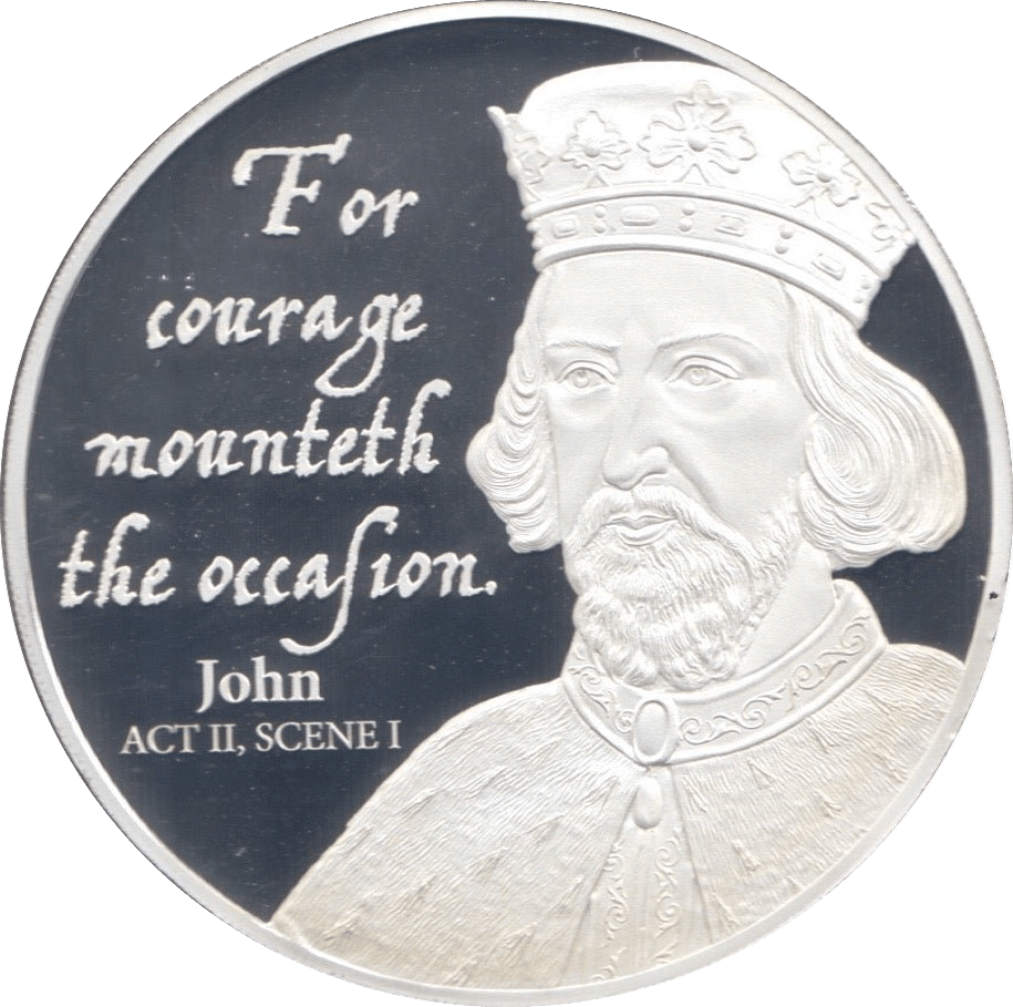 2016 SILVER PROOF TWO DOLLARS COOK ISLANDS JOHN - SILVER WORLD COINS - Cambridgeshire Coins