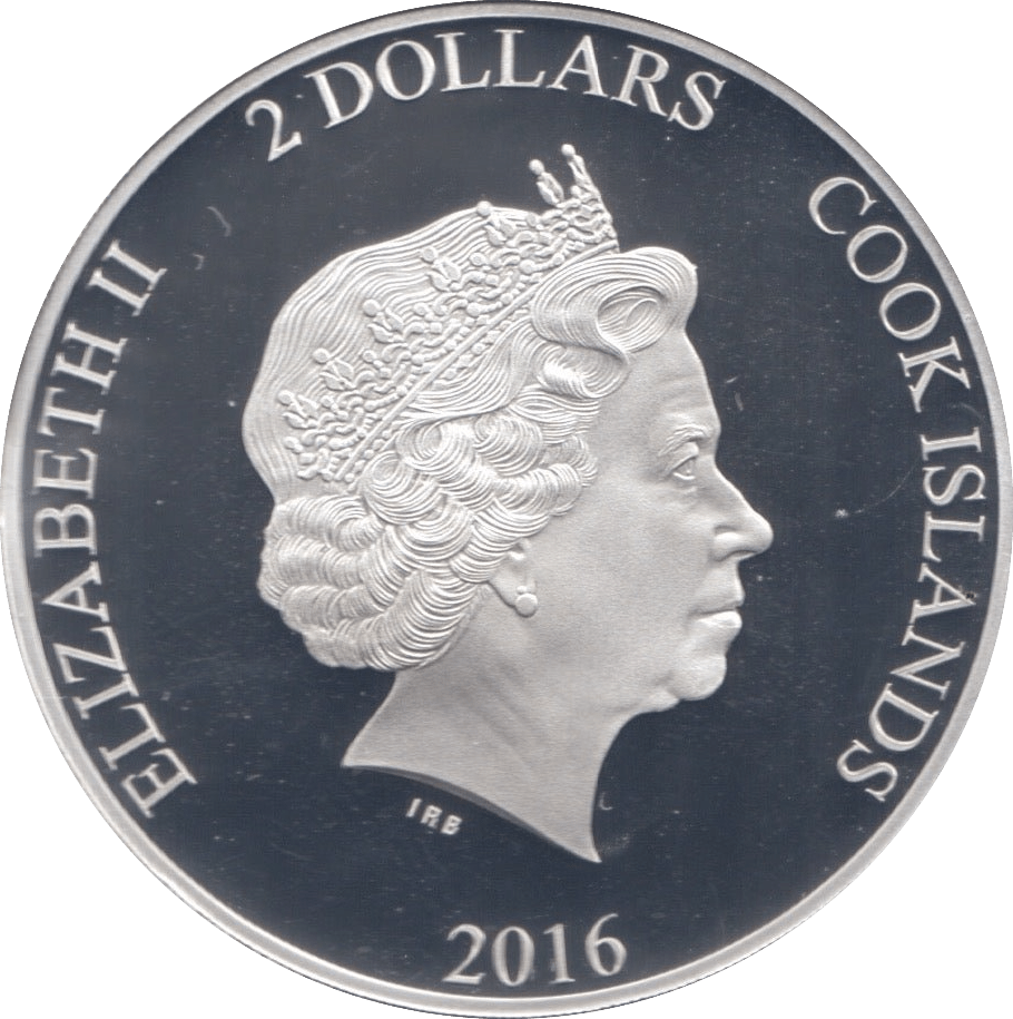 2016 SILVER PROOF TWO DOLLARS COOK ISLANDS RICHARD III - SILVER WORLD COINS - Cambridgeshire Coins