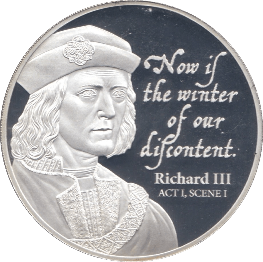2016 SILVER PROOF TWO DOLLARS COOK ISLANDS RICHARD III - SILVER WORLD COINS - Cambridgeshire Coins