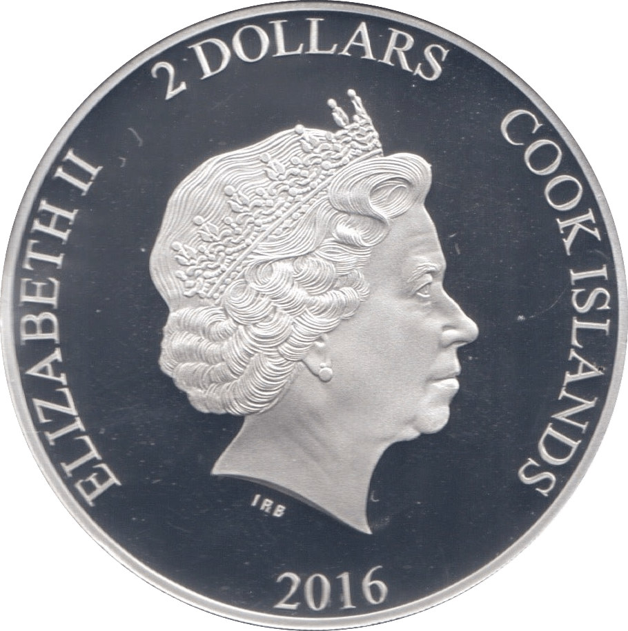 2016 SILVER PROOF TWO DOLLARS COOK ISLANDS RICHARD II - SILVER WORLD COINS - Cambridgeshire Coins