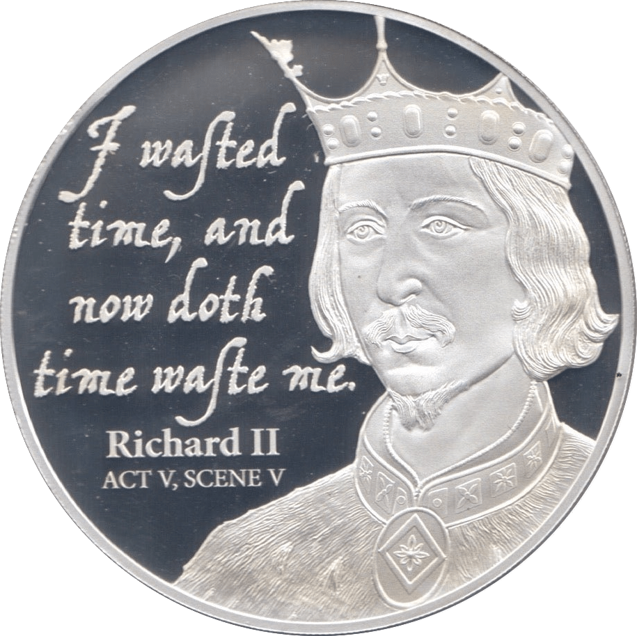 2016 SILVER PROOF TWO DOLLARS COOK ISLANDS RICHARD II - SILVER WORLD COINS - Cambridgeshire Coins