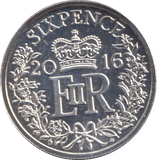 2016 SILVER SIXPENCE ( BU ) - SILVER WORLD COINS - Cambridgeshire Coins