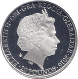 2016 SILVER TWENTY POUNDS - SILVER WORLD COINS - Cambridgeshire Coins
