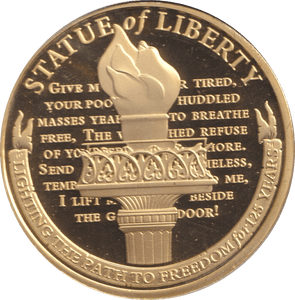 2016 STATUE OF LIBERTY MEDALLION USA - WORLD COINS - Cambridgeshire Coins