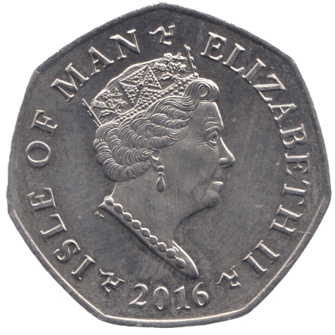 2016 TT FIFTY PENCE ISLE OF MAN - WORLD COINS - Cambridgeshire Coins