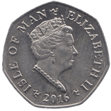 2016 TT FIFTY PENCE ISLE OF MAN - WORLD COINS - Cambridgeshire Coins