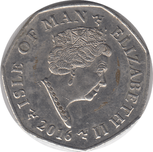 2016 TT LEGEND 50P - WORLD COINS - Cambridgeshire Coins